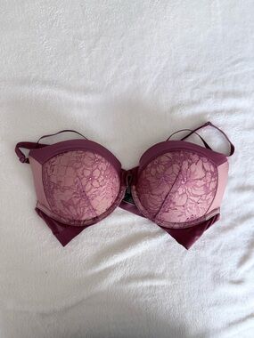 Victoria's Secret Plum Lace Push-Up Bra